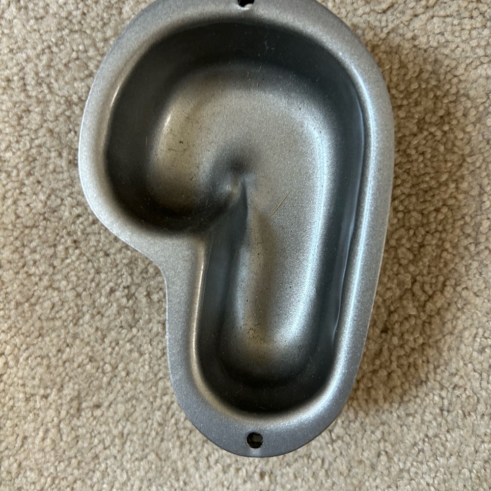 4 Candy Cane - Shaped Baking Molds never used!